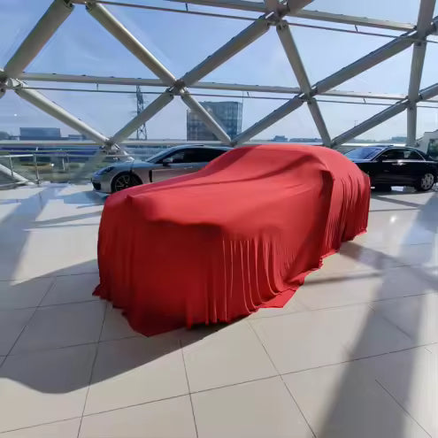 Drap_presentation_voiture_showroom_rouge