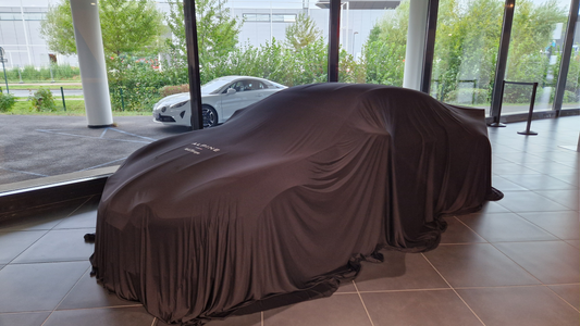 Drap de présentation voiture concession