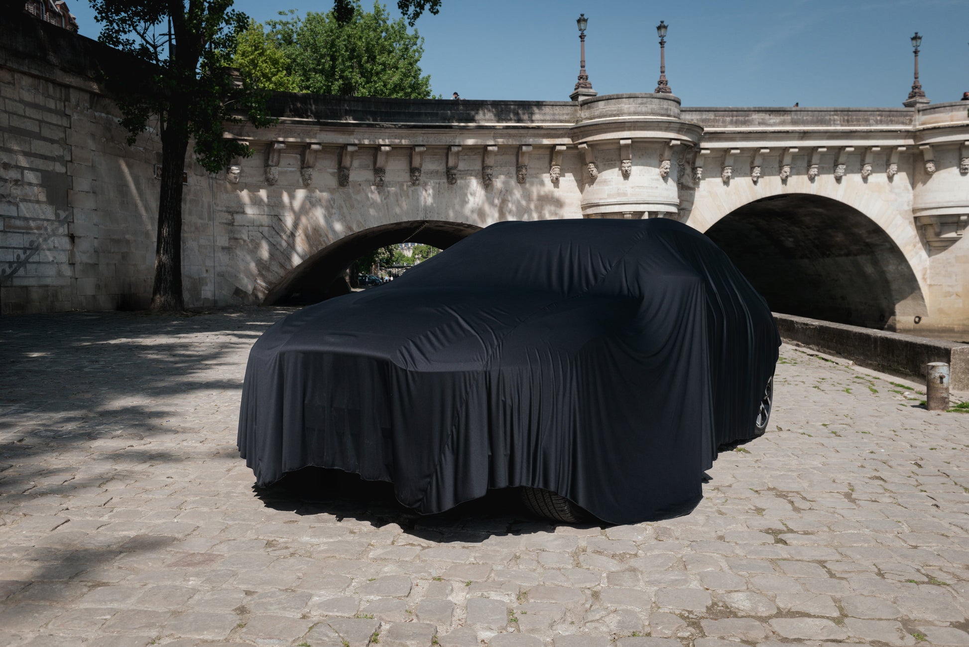 Drap de présentation voiture Paris