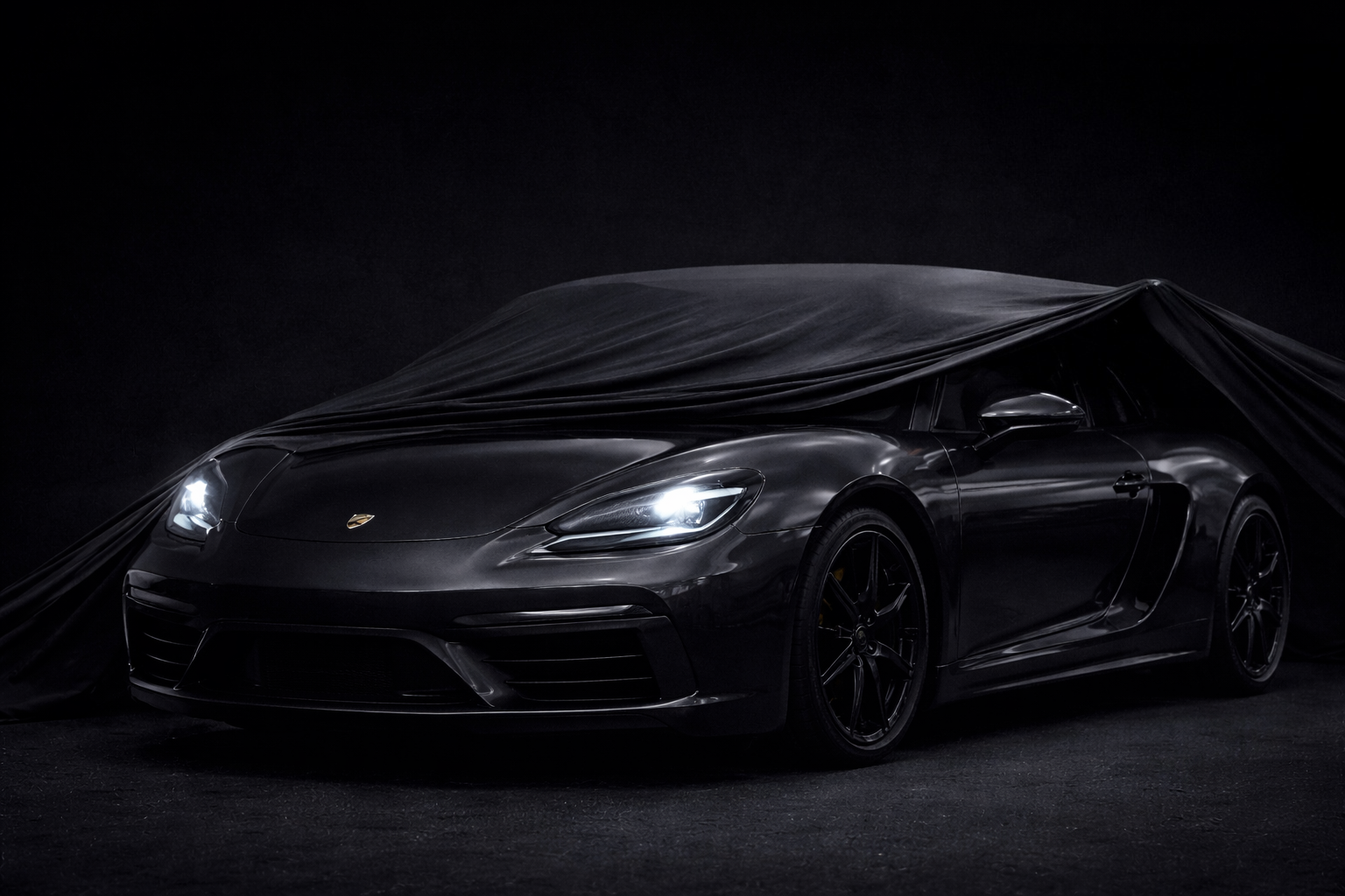 Housse de protection stretch noir