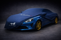 Alpine A110 Indoor Car Cover – Blue STRETCH™ with Printed Logo